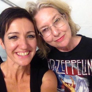 Cathy and Tania - Led Zeppelin concert
